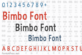 Bimbo Font