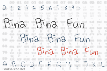 Bina Bina Fun Font