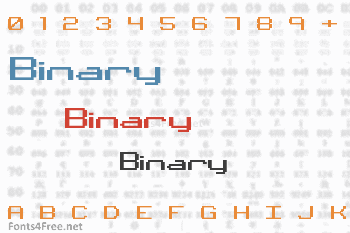 Binary Font