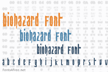 Biohazard Font