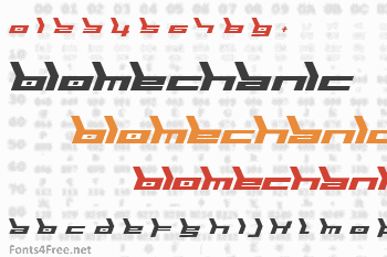 Biomechanic Font