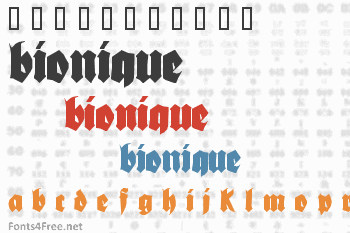 Bionique Font