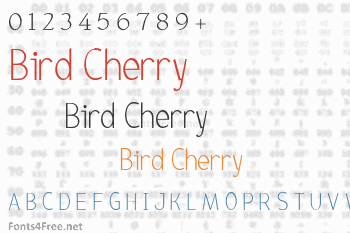 Bird Cherry Font