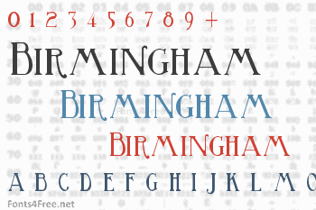 Birmingham Font