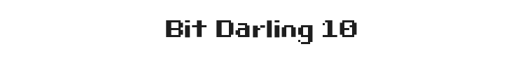 Bit Darling 10 Font Preview