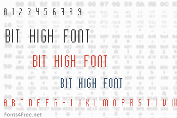 Bit High Font