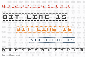 Bit Line 15 Font