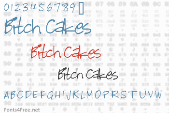 Bitch Cakes Font