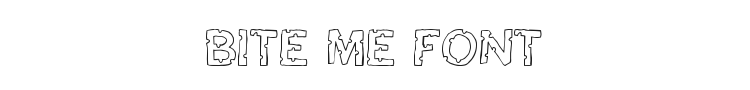 Bite Me Font