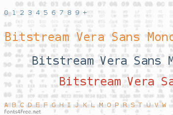 Bitstream Vera Sans Mono Font