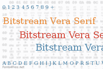 Bitstream Vera Serif Font