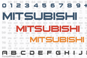 Bitsumishi Font