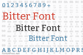 Bitter Font