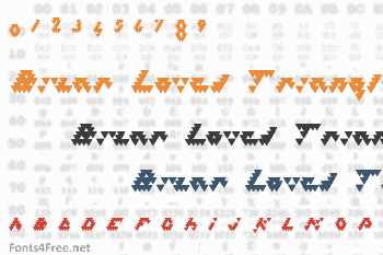Bizar Loved Triangles Font