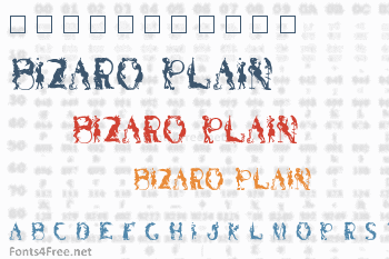 Bizaro Plain Font