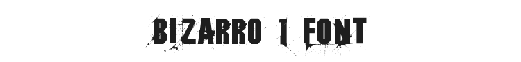 Bizarro 1 Font