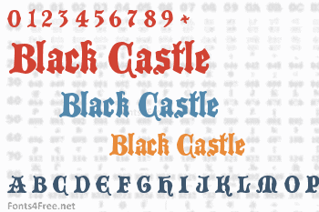 Black Castle Font