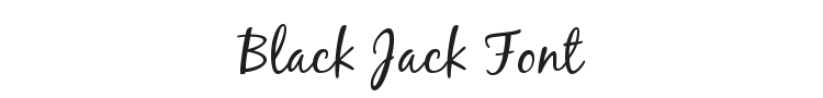 Black Jack Font Preview