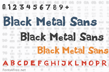 Black Metal Sans Font