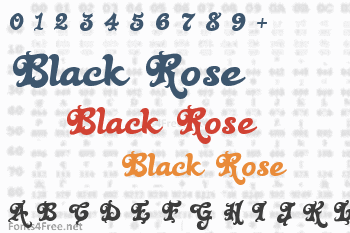 Black Rose Font