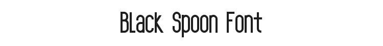 Black Spoon Font Preview