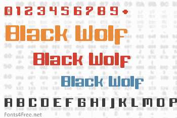 Black Wolf Font