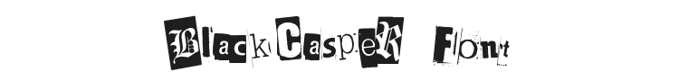 BlackCasper Font Preview