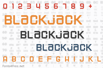 Blackjack Font