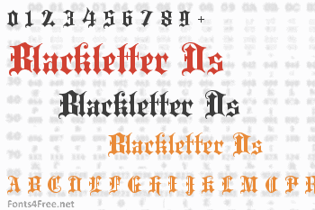 Blackletter Ds Font