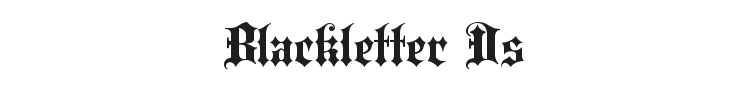 Blackletter Ds