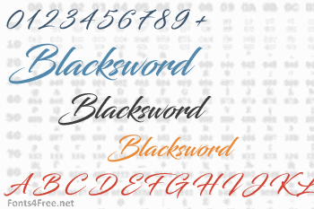 Blacksword Font