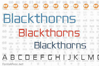 Blackthorns Font