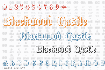 Blackwood Castle Font