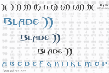 Blade 2 Font