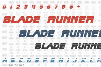 Blade Runner Movie Font