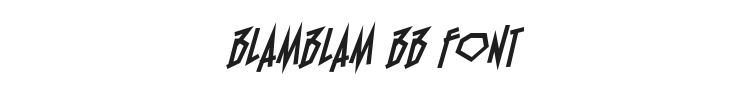 BlamBlam BB Font