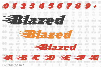 Blazed Font