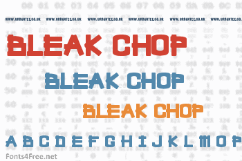 Bleak Chop Font