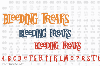 Bleeding Freaks Font