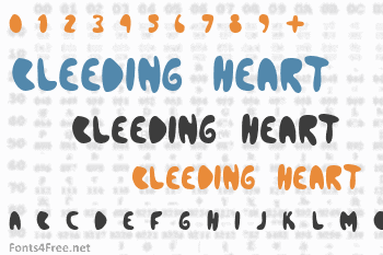 Bleeding Heart Font