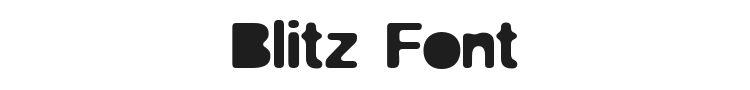Blitz Font Preview