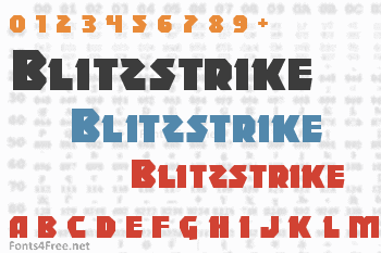 Blitzstrike Font