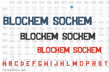 Blockem Sockem Font