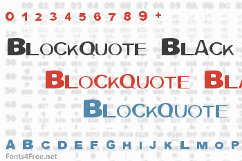 Blockquote Black Font