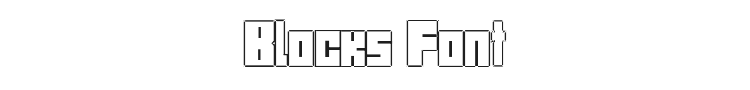 Blocks Font