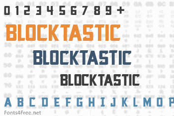 Blocktastic Font