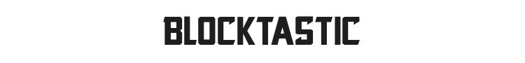 Blocktastic Font