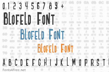 Blofeld Font