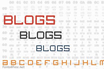 Blogs Font