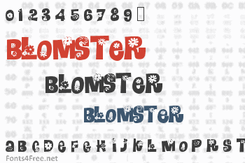 Blomster Font